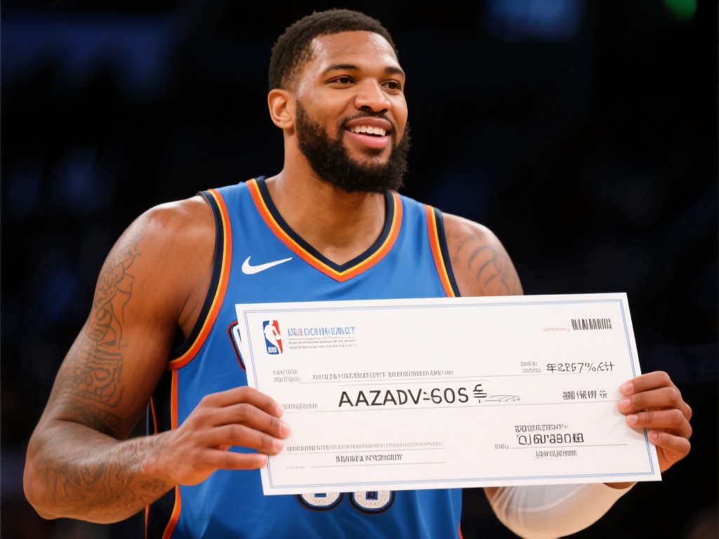 美记曝光亚当斯合同细节:递减结构全额保障 总的来看,亚当斯的这份合同是其个人实力与